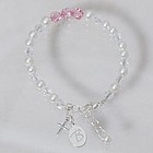 Engraved First Holy Communion Bracelet