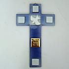 Personalized Glass Confirmation Cross