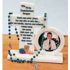 First Communion Photo Frame and Rosary Holder