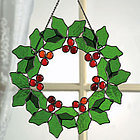 Holly Berry Suncatcher