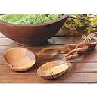 Olive Wood Salad Servers