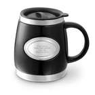 Black Stainless Steel and Ceramic Mug
