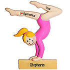 Personalized Gymnast Balance Beam Ornament