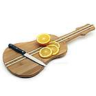 Guitar Shaped Bamboo Cutting Board