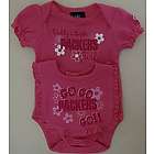 Packers Newborn Pink Bodysuit and Bib