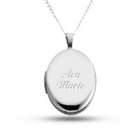 Sterling Silver Girl's Oval Locket