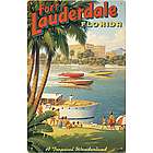 Fort Lauderdale Metal Print Sign
