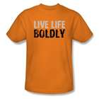 Man vs. Wild Live Life Boldly T-Shirt in Orange