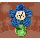 Handcrafted Knit Flower Rattle