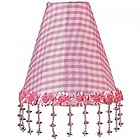 Pink Check Pearl Flower Night Light