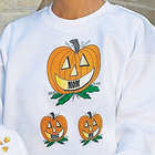 Pumpkin Family Personalized Sweatshirt