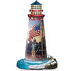 Thomas Kinkade The Light Of Freedom Lighthouse Sculpture