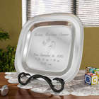 Personalized Baby Silver Plate