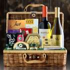 Wine and Cheese Deluxe Gift Basket