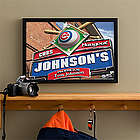 Personalized Chicago Cubs Bar Medium Art Print