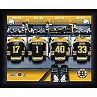 Personalized NHL Boston Bruins Locker Room Print