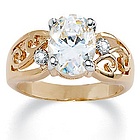 DiamonUltra Cubic Zirconia Ring