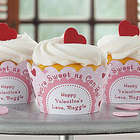 Be My Sweet Personalized Cupcake Wrapper Set
