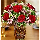 Roses in a Mosaic Vase