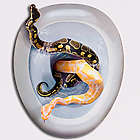 Snakes in the Toilet Seat Cover