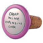 Cheap Wine Expensive Cork Wine Stopper