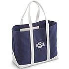 Polo Blue and White Tote