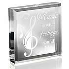 Feeling the Music Paperweight
