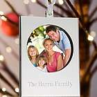 Personalized Silver Frame Ornament