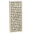 You Are My Everything Box Sign in White