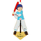Personalized Tee Ball Boy Christmas Ornament