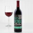 Happy Birthday! White Wine and Gourmet Gift Box - FindGift.com