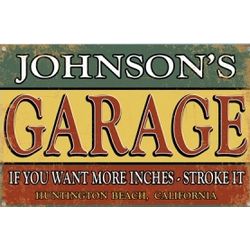 personalized funny garage sign the personalized funny garage sign is ...