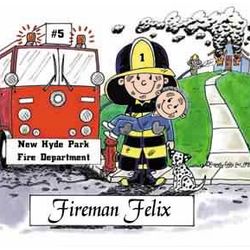Firefighter Rescue Personalized Cartoon - FindGift.com