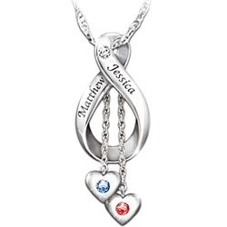 ... necklace exclusive engraved couples pendant necklace personalizes your