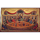 "The Mystical Supper" Last Supper Icon Mounted Print