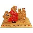 Personalized Father / Grandpa Bear with Kids