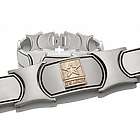 Men's Gold and Stainless Steel US Army Bracelet