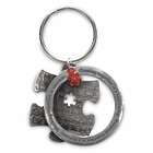 Working Together Is Success Metal Keychain