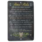 Love One Another Bible Verse Home Rules Tin Sign