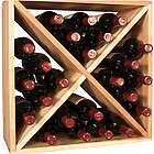 24 Bottle Ponderosa Pine Wine Storage Cube