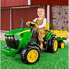 John Deere Ground Force Tractor with Trailer
