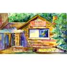 Backwoods Country Cabin Personalized Print