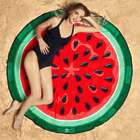 Watermelon Slice Round Beach Blanket