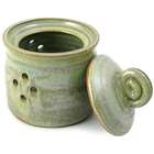 Handcrafted Stoneware Pottery Garlic Jar