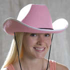 Pink Felt Cowboy Hat