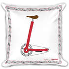 "L" in LOVE Cycling Square Pillow Insert & Cover