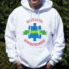 Autism Awareness Personalized Hooded Sweatshirt