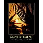 Personalized Contentment Mini Poster Print
