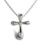 Tiffany Style Small Sterling Silver Cross Pendant