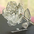 Waterford Crystal Rose Figurine